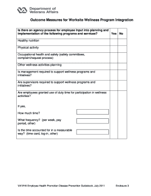 Worksite Wellness Program Integration Form