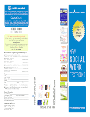 Springer Publishing Free Exam Copy Request Form