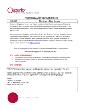 Submitter/Provider Relationship EDI Agreement