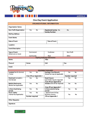 One-Day Event Application
