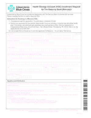 Independence HSA Enrollment Request