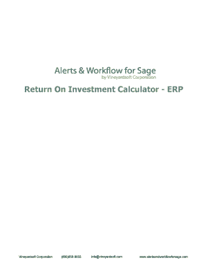 Return on Investment Calculator