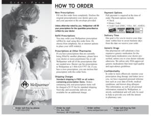Wellpartner Prescription Order Form
