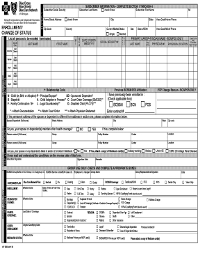 Blue Cross Blue Shield of Michigan Enrollment Form