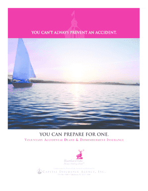 Voluntary Accidental Death & Dismemberment Insurance Enrollment Form