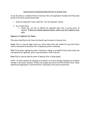 General Power of Attorney Form