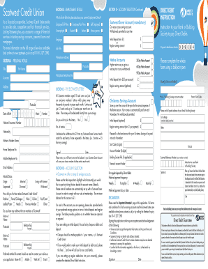 Scotwest Credit Union Membership Application