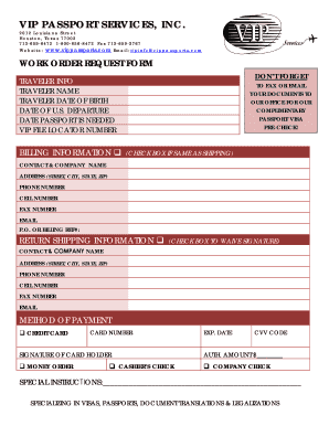 Paraguay Tourist Visa Application Form