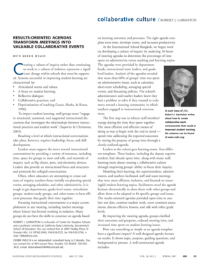 Collaborative culture - Colorado Springs School District 11 - d11