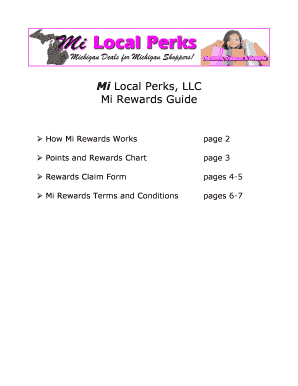 Mi Rewards Claim Form