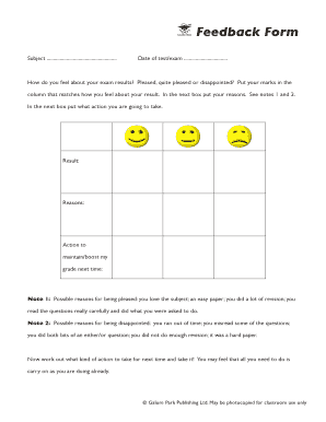 Feedback Form