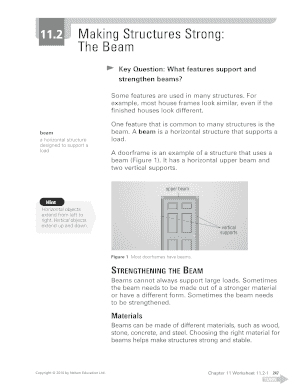 Beam Strengthening Worksheet
