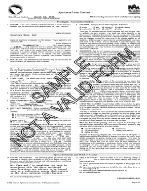Apartment Lease Contract