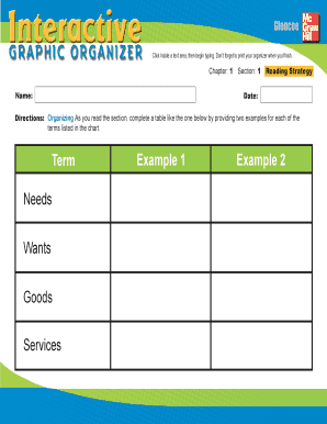 Economics Reading Organizer