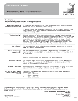 Voluntary Long Term Disability Insurance Enrollment Form
