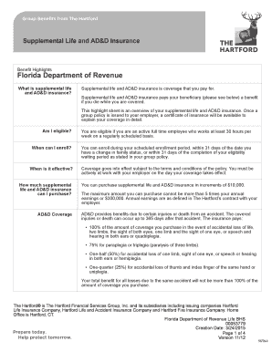 Supplemental Life and AD&D Insurance Enrollment Form
