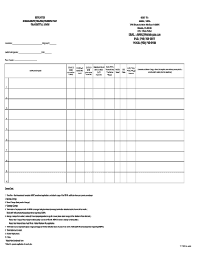 AMHIC Employee Enrollment/Change/Termination Form