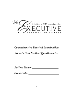 New Patient Medical Questionnaire