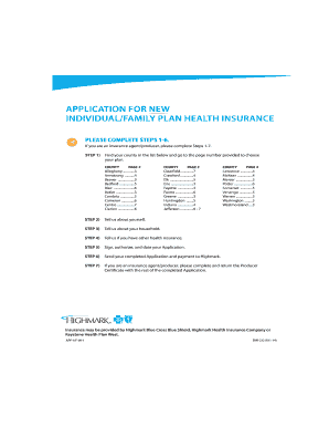 Pennsylvania Individual Family Health Insurance Application