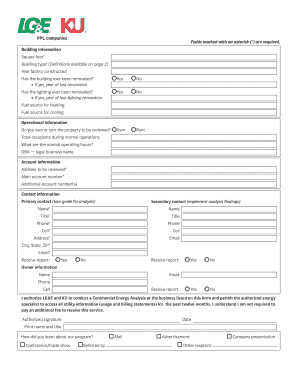 Commercial Energy Analysis Application