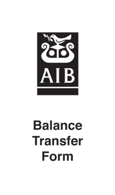AIB Balance Transfer Form