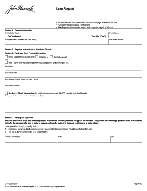 Loan Request Form