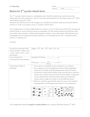 Review for 2nd quarter Interim Exam - Hicksville Middle School - hicksvillepublicschools