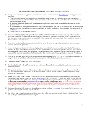 Strategic Grant Application