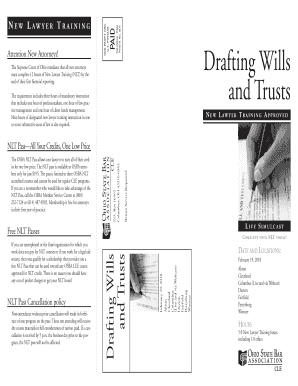 Ohio New Lawyer Training for Drafting Wills