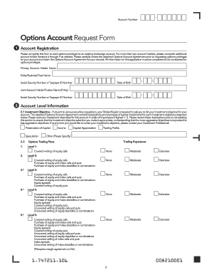 Options Account Request Form