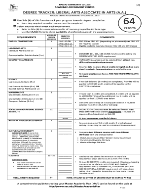 Nassau Community College Degree Tracker