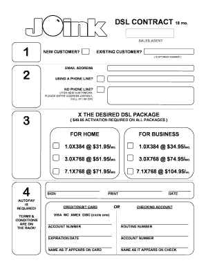 DSL Service Contract