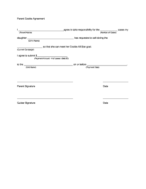 Parent Cookie Agreement