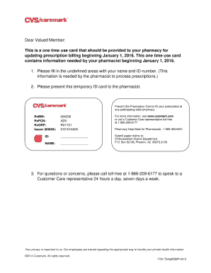 Prescription Card
