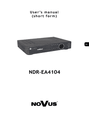 Users manual short form - Astal Security Technologies