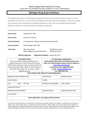 Salary increment request letter - Michigan Drug Asset Forfeiture - Delta College - delta