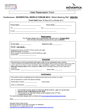 Hotel Reservation Form