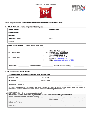 Hotel Reservation Form