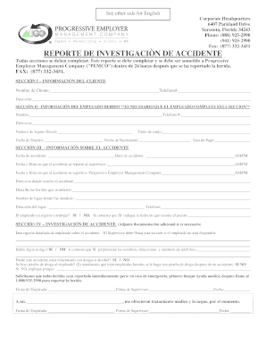 Reporte de Investigación de Accidente