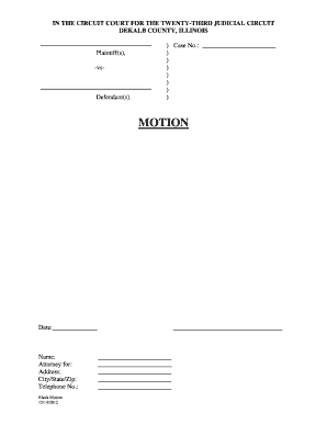 Motion Form