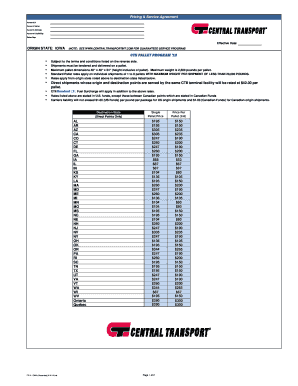 CTII Pallet Program Service Agreement