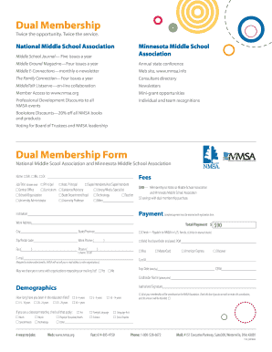Dual Membership Form