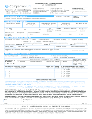 Group Insurance Enrollment Form