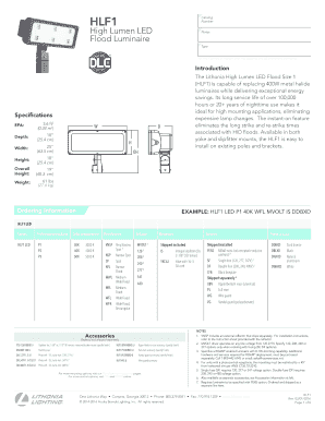 Nurses notes format - HLF1 - Acuity Brands