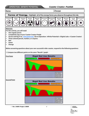 Coaster Creator Lab Worksheet