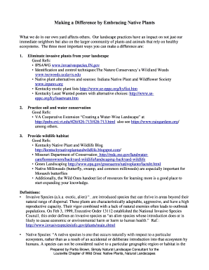 Making a Difference by Embracing Native Plants - lfpl