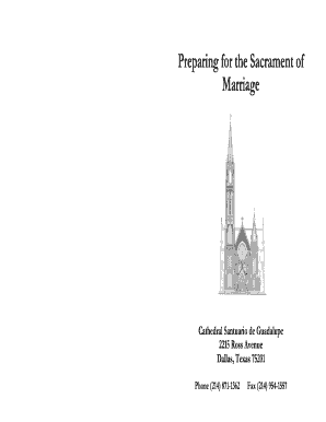 Catholic Marriage Preparation Checklist