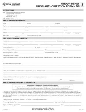 Prior Authorization Form - Drug