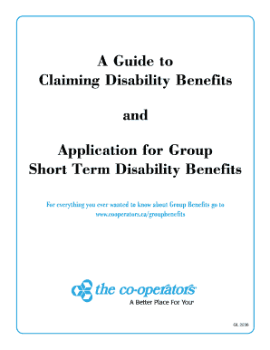 Application for Group Short Term Disability Benefits