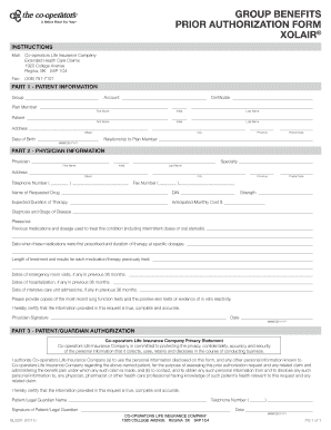 Xolair Prior Authorization Form